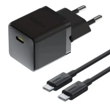 СЗУ-адаптер Baseus Palm 20W PD (1Type-C) + кабель Type-C - Type-C (Чёрный) P10111602113-01
